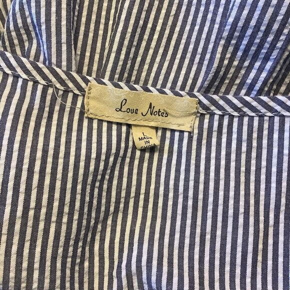 Love Notes Oxford Stripe Sun Dress 💜🎡😎 - Picture 5 of 6